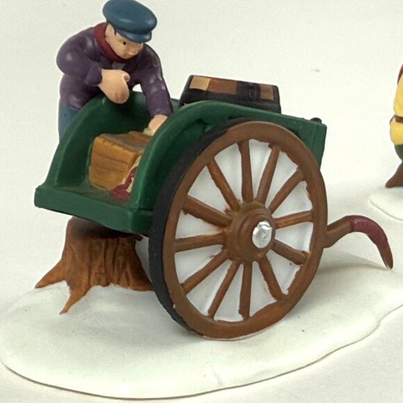 Charming Hand-Painted Vintage Figurines  Wheelwright Craft Scene Collectibles  N - Picture 4 of 8